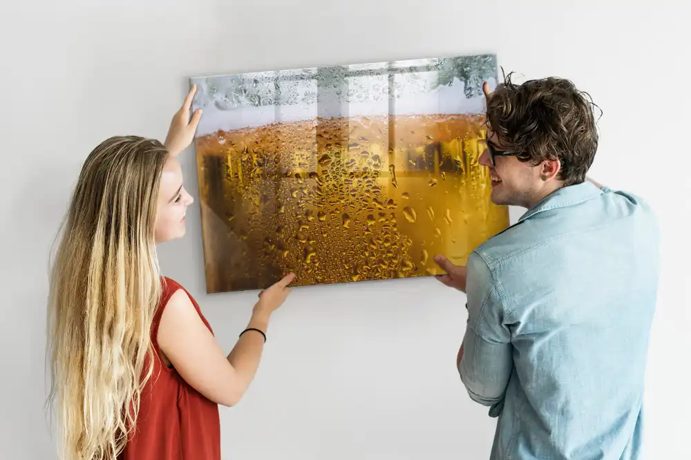 Magnetická kreslící tabule pro děti s motivem pivní sklenice s pěnou