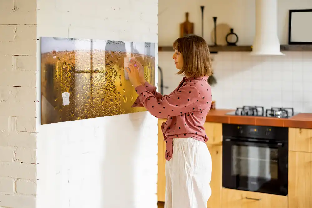 Magnetická kreslící tabule pro děti s motivem pivní sklenice s pěnou