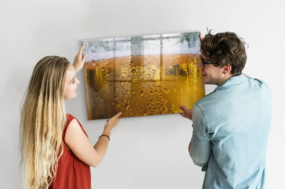 Magnetická kreslící tabule pro děti s motivem pivní sklenice s pěnou