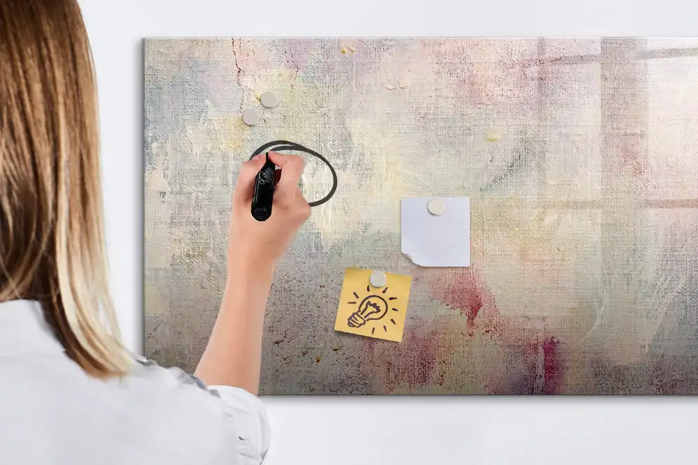 Magnetická kreslící tabule pro děti s motivem abstraktní malby