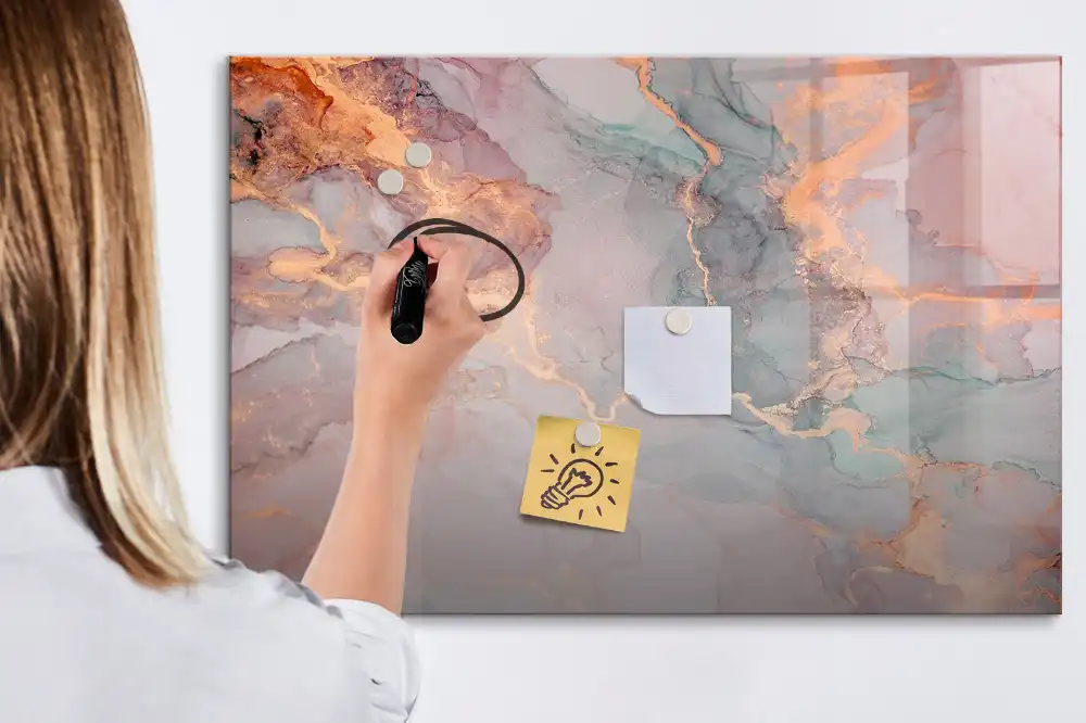Magnetická kreslící tabule pro děti s mramorovým vzorem