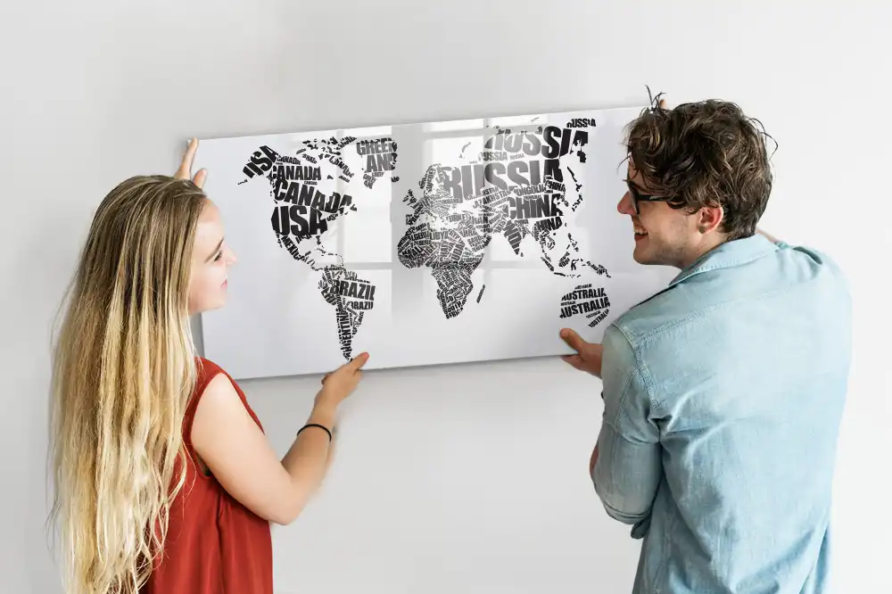 Magnetická kreslicí tabulka Svět tvořený jen titulky