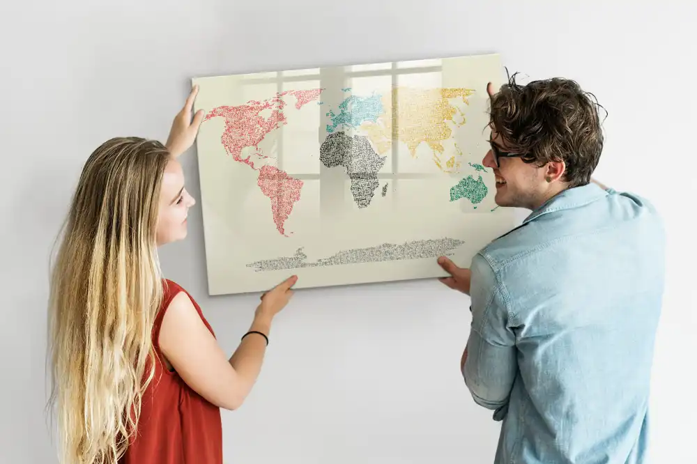 Dětská magnetická kreslící tabule s písmenky