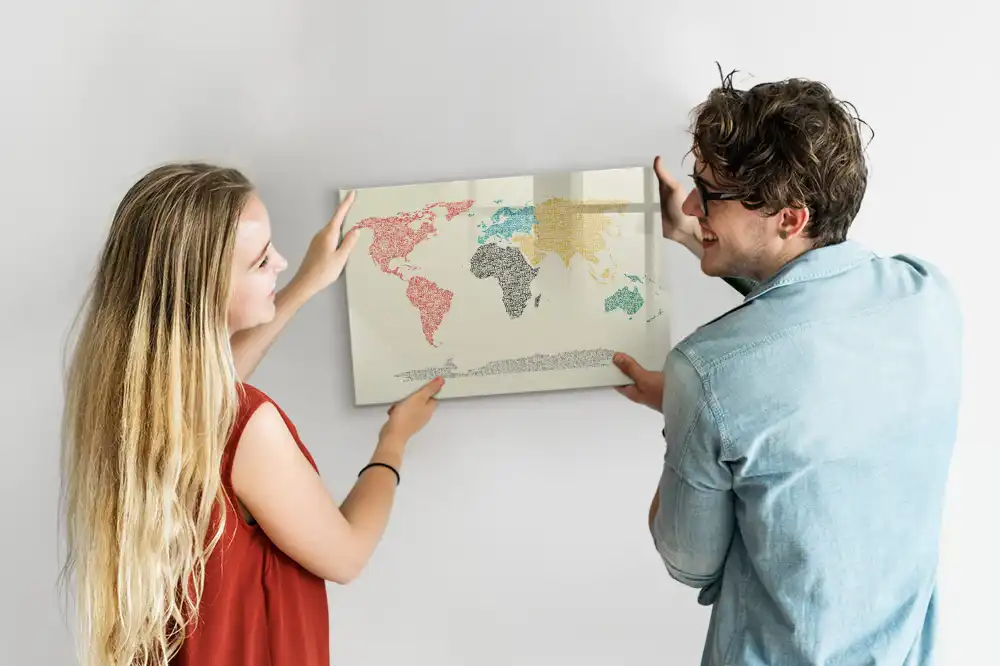 Dětská magnetická kreslící tabule s písmenky