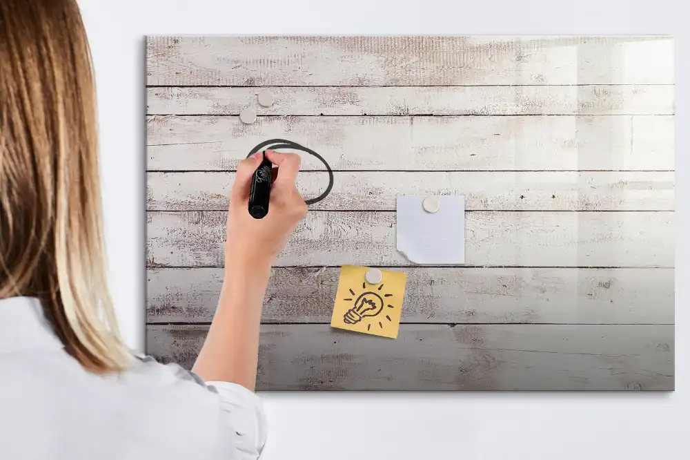 Magnetická kreslící tabule pro děti se vzorem dřevěných desek