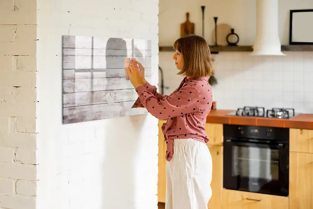 Magnetická kreslící tabule pro děti se vzorem dřevěných desek