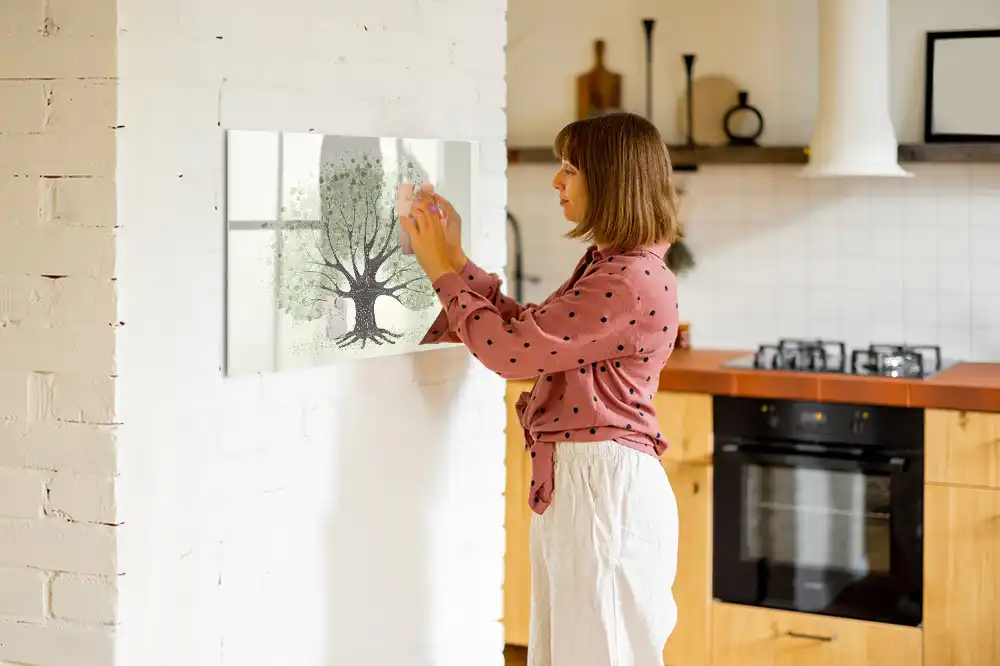 Magnetická kreslicí tabulka zelený strom