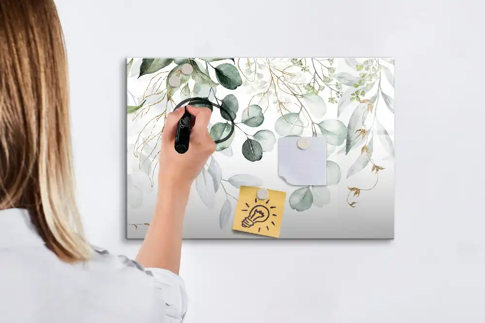 Magnetická kreslící tabule pro děti se závěsnými květináči