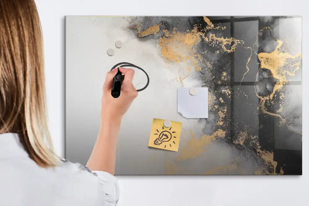Magnetická kreslící tabule pro děti s motivem mramoru