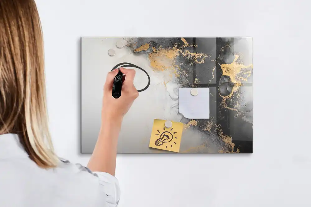 Magnetická kreslící tabule pro děti s motivem mramoru