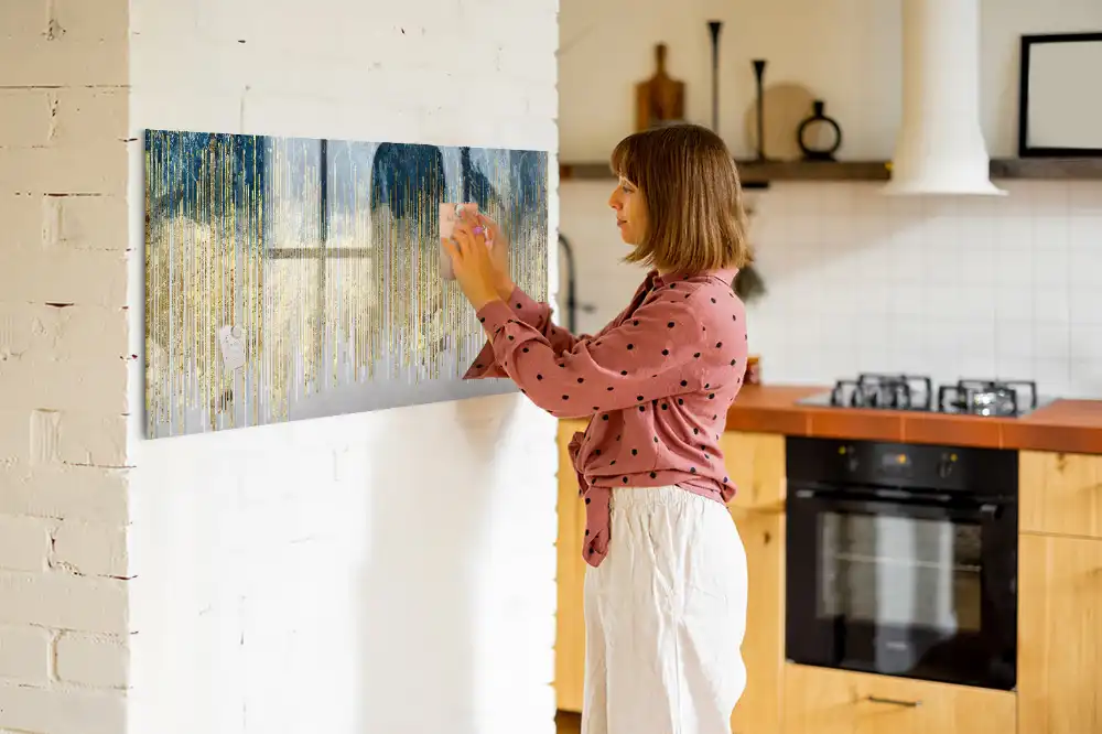 Magnetická kreslící tabule pro děti s dekorativním grafickým vzorem