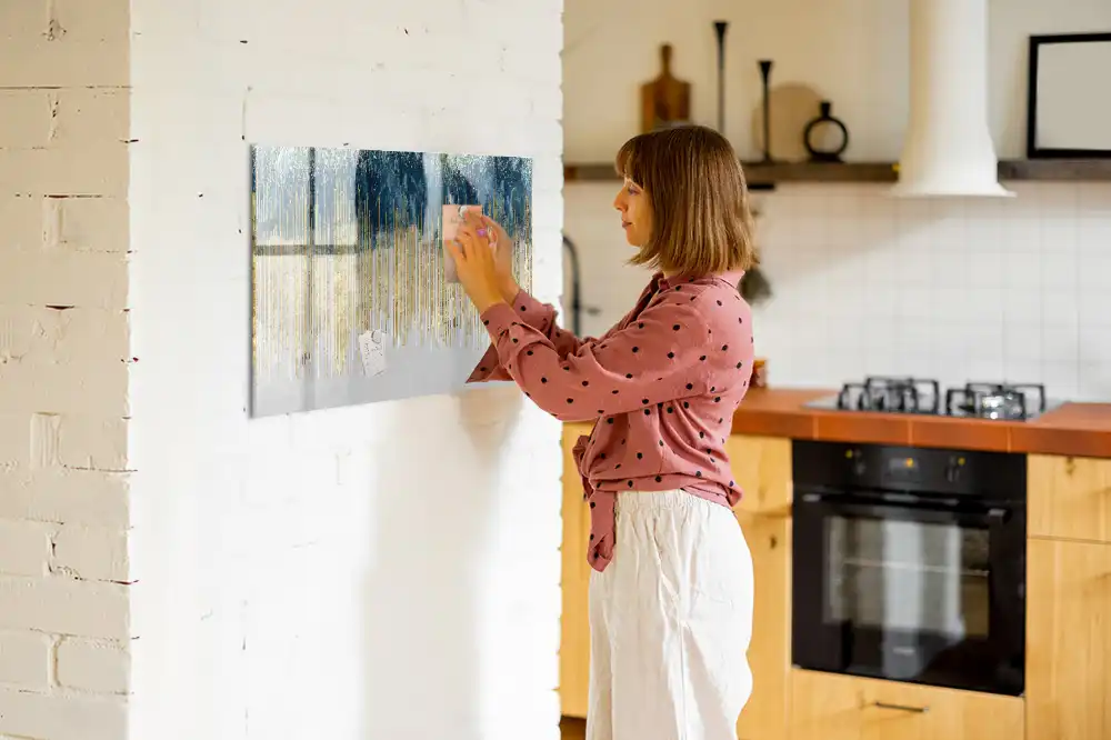 Magnetická kreslící tabule pro děti s dekorativním grafickým vzorem