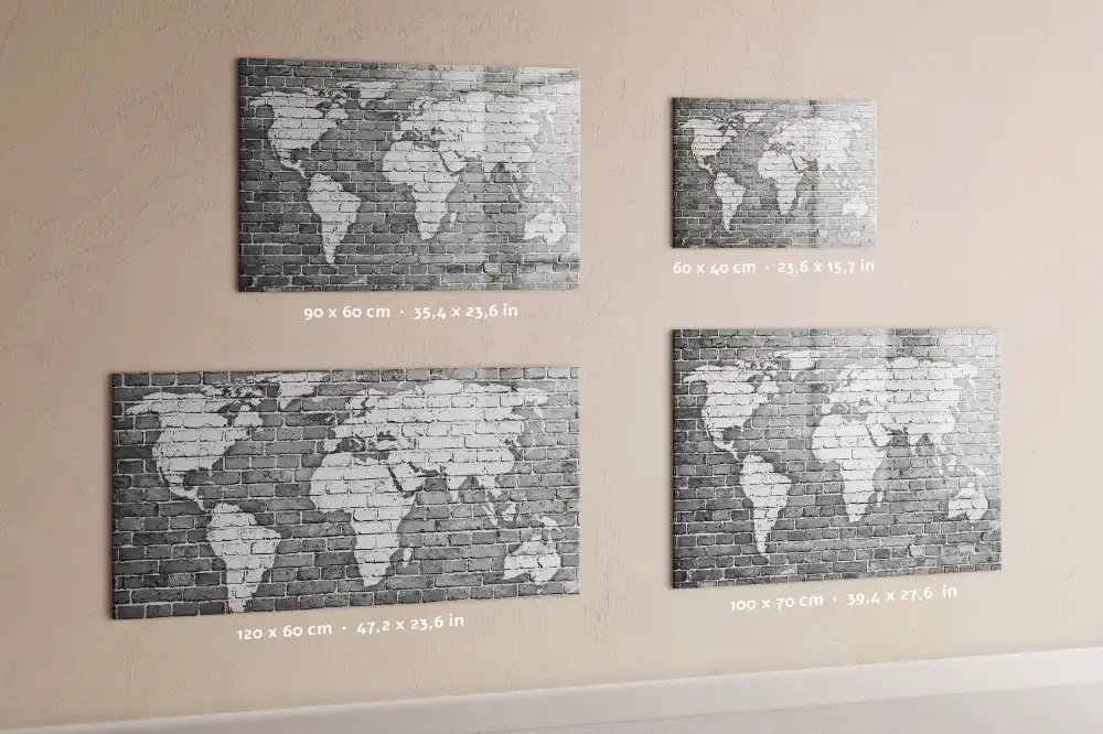 Magnetická kreslící tabule pro děti s motivem mapy světa