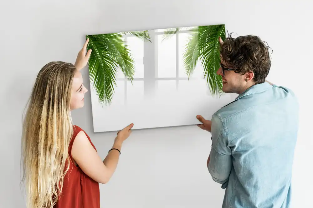 Magnetická kreslicí tabule s motivem palmy a přírodní zeleně