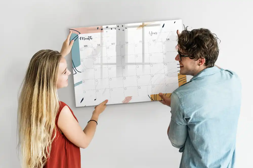 Magnetická kreslicí tabule pro děti a organizér pro práci