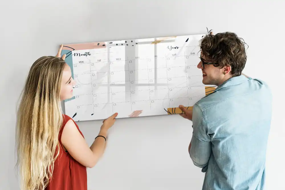 Magnetická kreslicí tabule pro děti a organizér pro práci