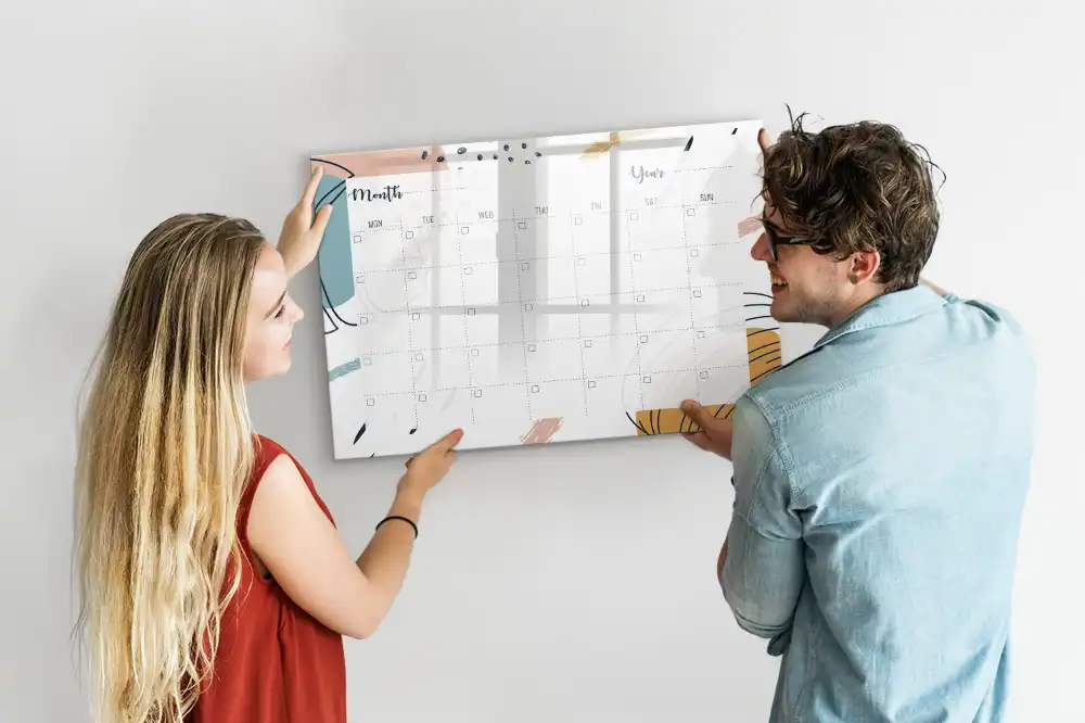 Magnetická kreslicí tabule pro děti a organizér pro práci