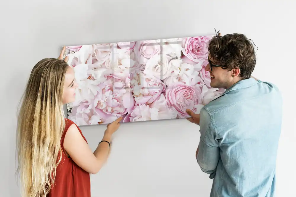 Magnetická kreslící tabule pro děti s motivem květinových větví