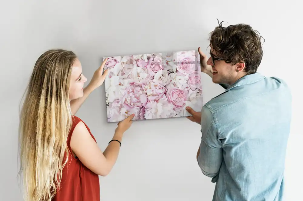 Magnetická kreslící tabule pro děti s motivem květinových větví