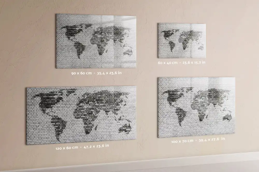 Magnetická kreslící tabule pro děti se vzorem cihlové zdi