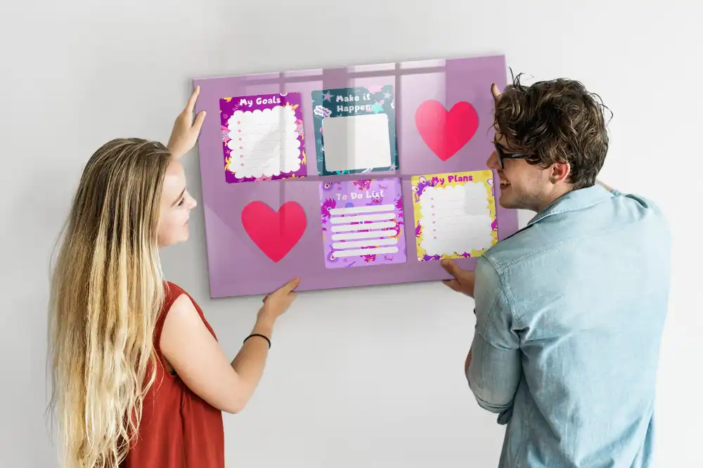 Dětská magnetická kreslicí tabule Monster Notes