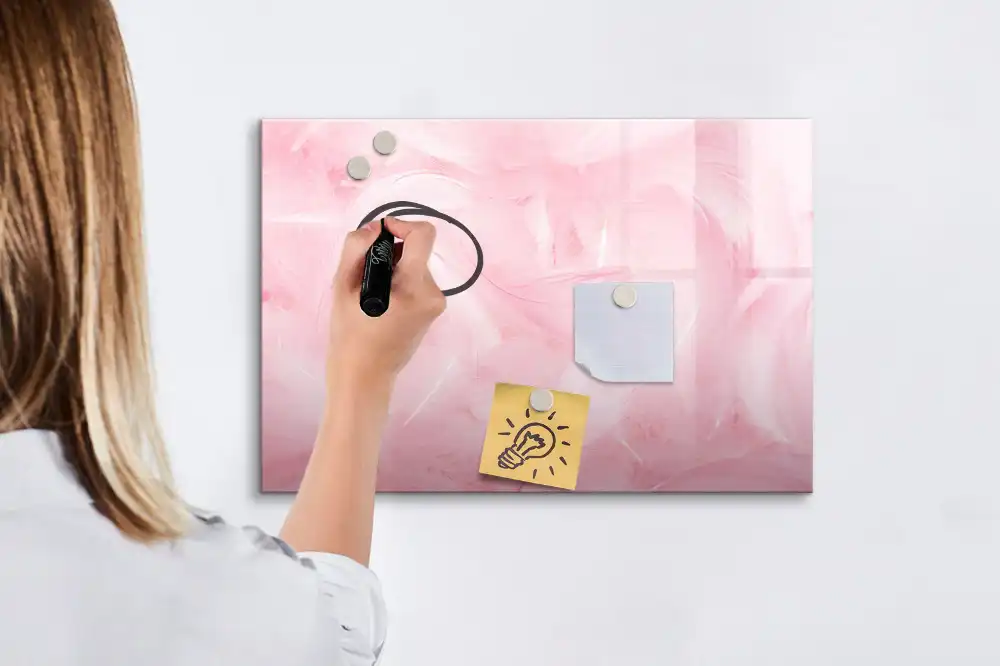 Dětská magnetická kreslící tabule s motivem abstraktního peří