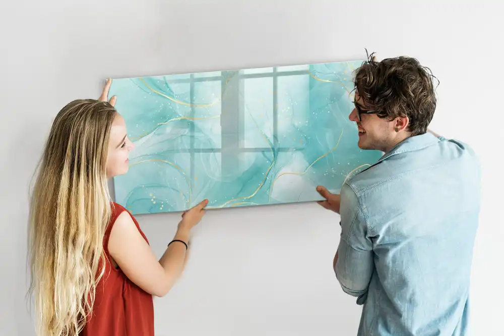 Magnetická kreslící tabule pro děti s motivem mramorové abstraktní malby