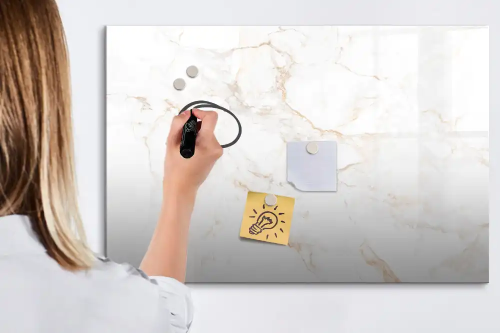 Magnetická kreslící tabule pro děti s mramorovým designem