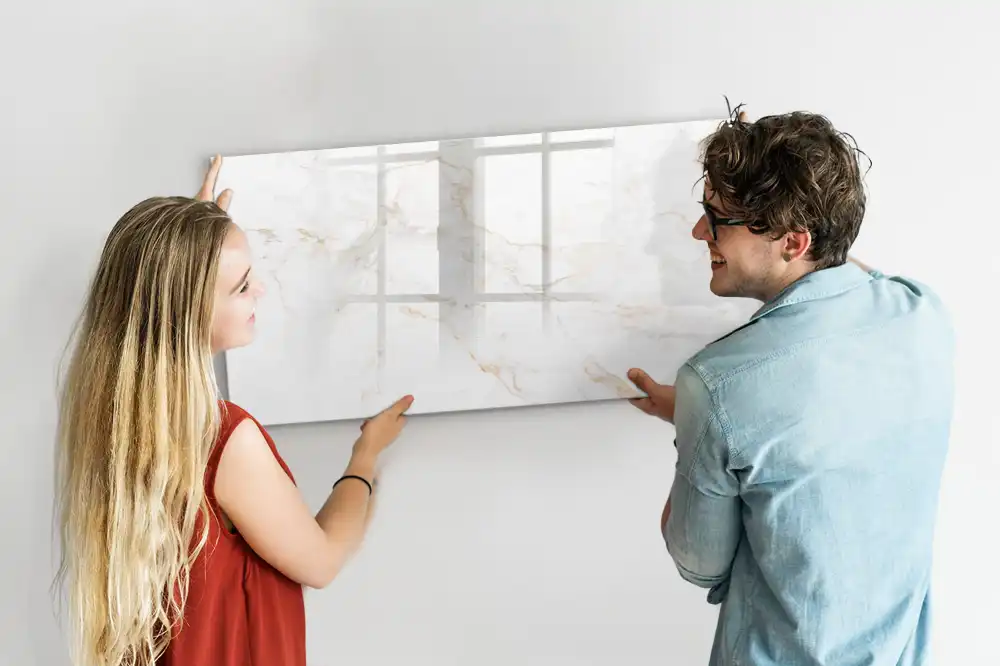 Magnetická kreslící tabule pro děti s mramorovým designem