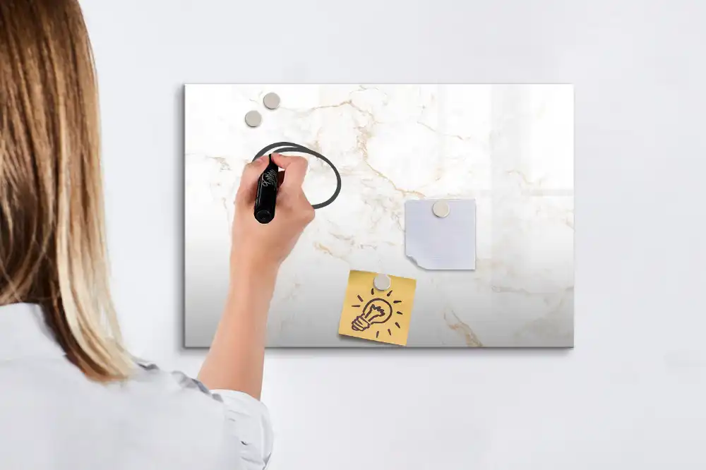Magnetická kreslící tabule pro děti s mramorovým designem