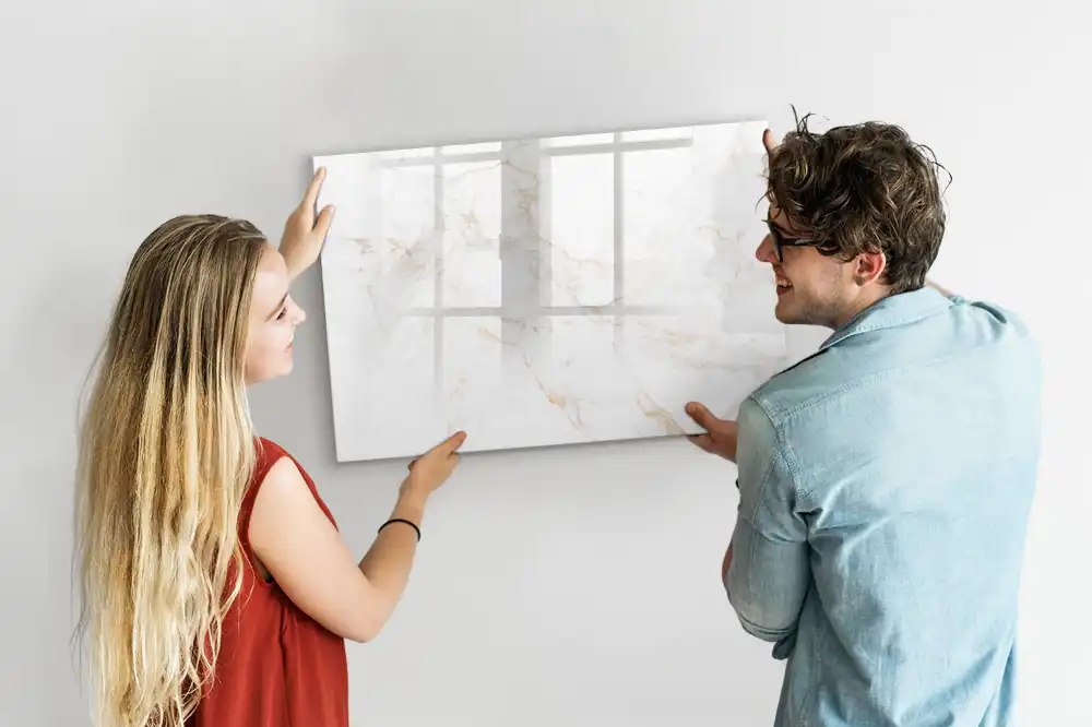 Magnetická kreslící tabule pro děti s mramorovým designem