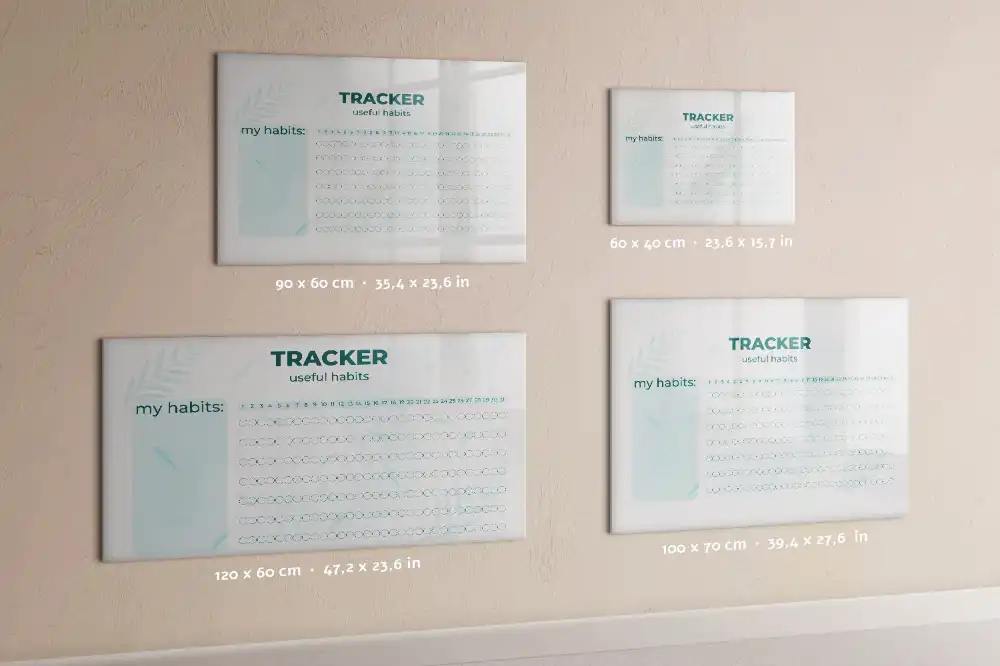 Magnetická kreslící tabule pro děti s přehledem dobrých návyků