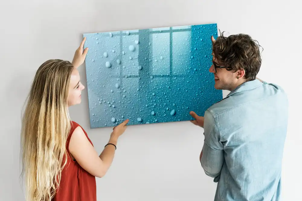 Magnetická tabule na kreslení s motivem detailu kapky vody