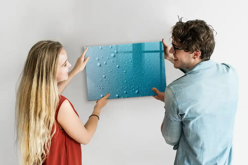 Magnetická tabule na kreslení s motivem detailu kapky vody