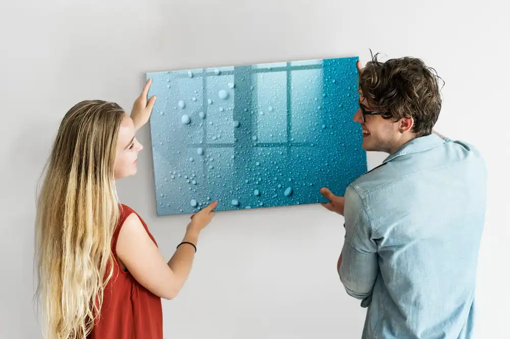 Magnetická tabule na kreslení s motivem detailu kapky vody