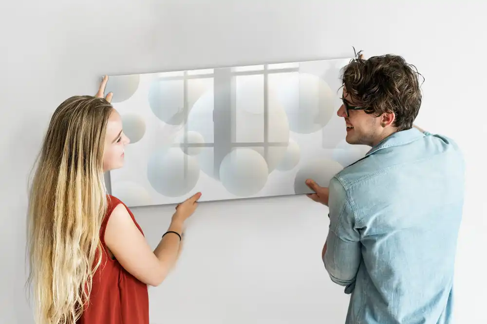 Magnetická tabule na kreslení s motivem abstraktního fotbalového míče