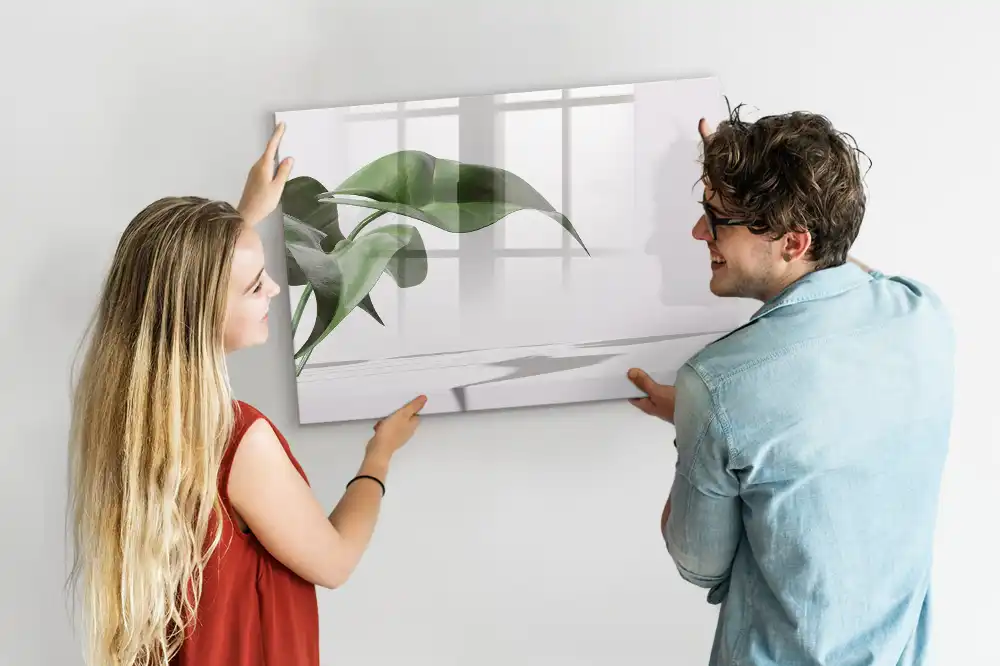 Magnetická kreslicí tabule s motivem abstraktních větviček a listů