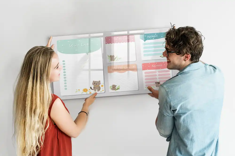 Magnetická kreslící tabule pro děti Seznam snů a přání
