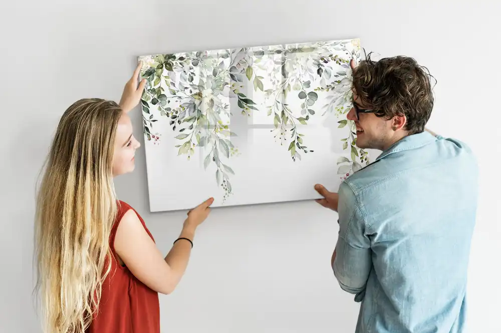 Magnetická kreslicí tabule s motivem kvetoucí jarní přírody