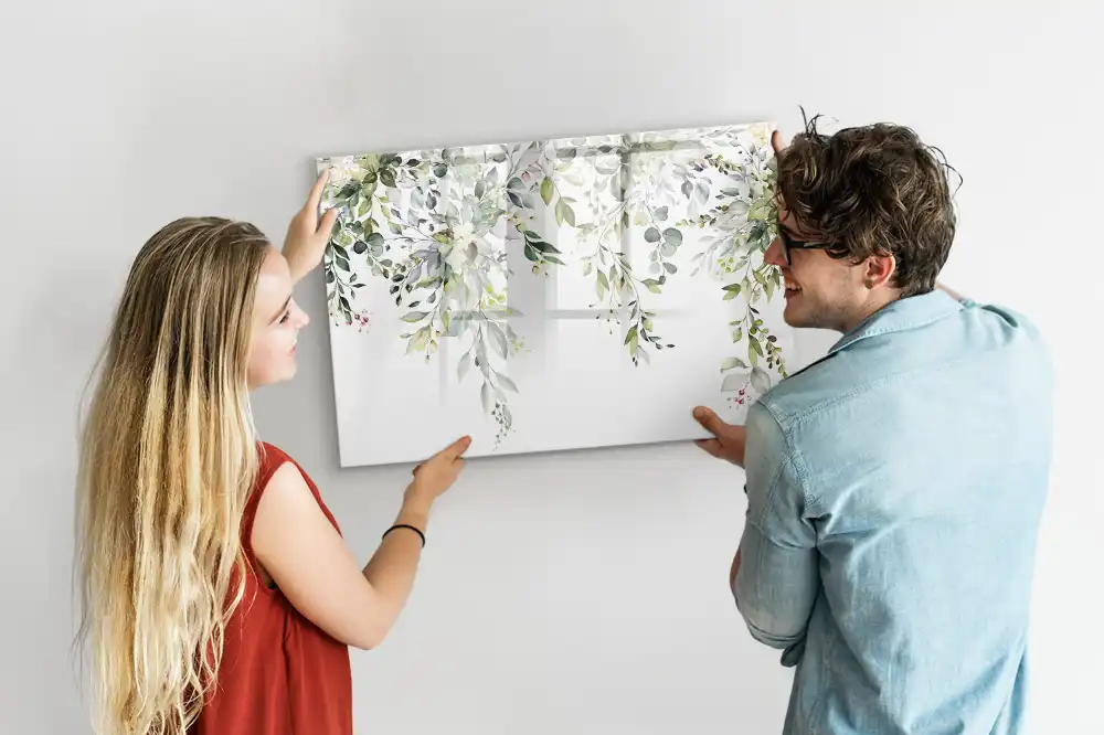 Magnetická kreslicí tabule s motivem kvetoucí jarní přírody