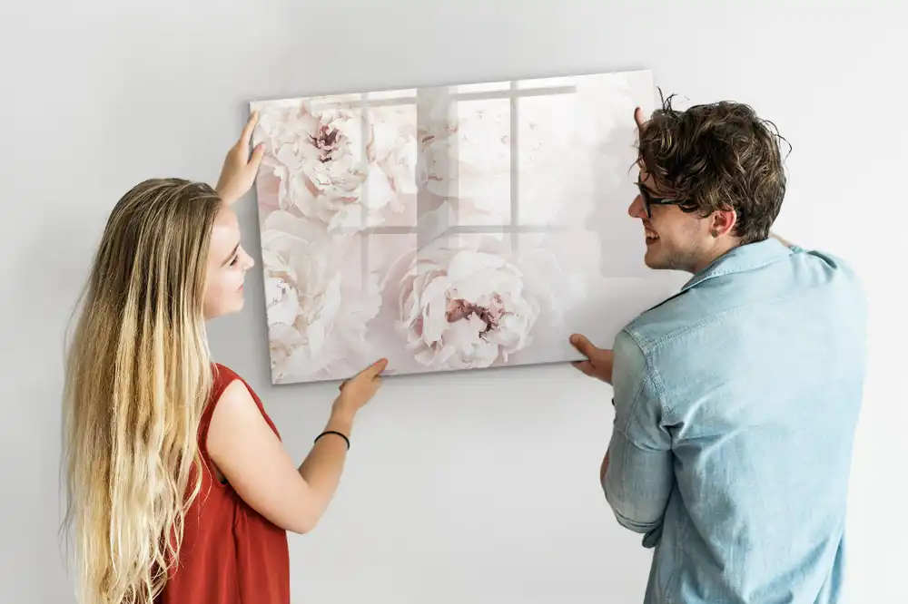 Magnetická kreslící tabule pro děti růžové zahradní pivoňky