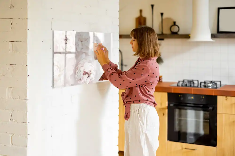 Magnetická kreslící tabule pro děti růžové zahradní pivoňky