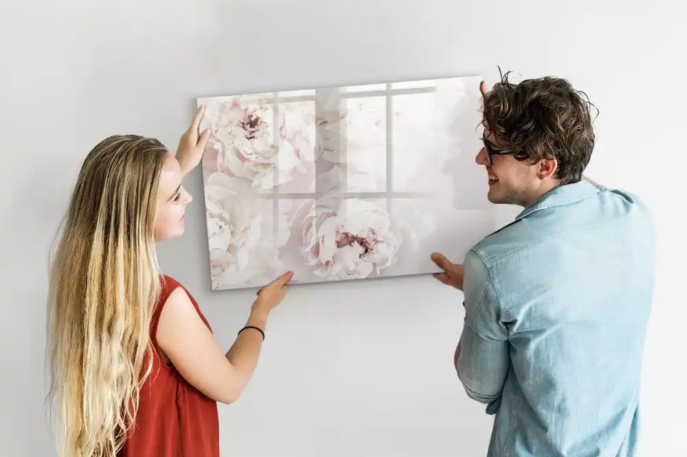 Magnetická kreslící tabule pro děti růžové zahradní pivoňky