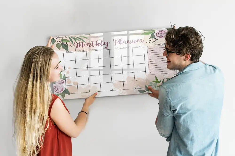 Magnetická kreslící tabule a organizér úkolů pro děti