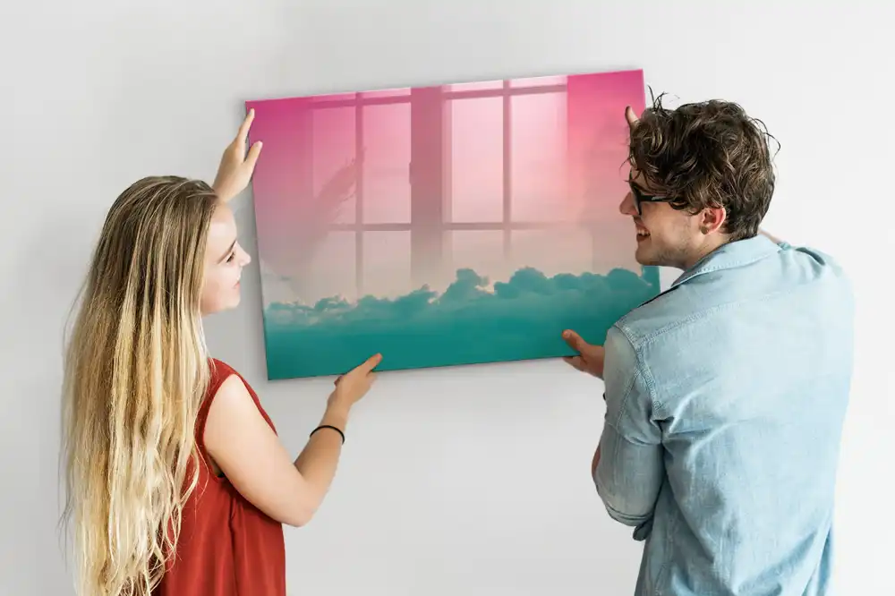 Magnetická kreslicí tabule s barevným přechodem