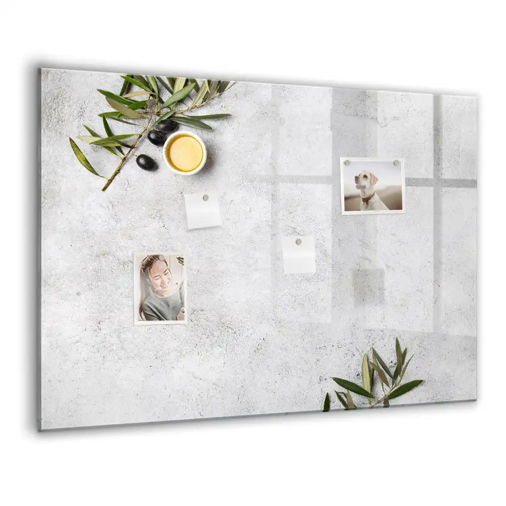 Minimalistická magnetická kreslící tabule pro děti s motivem olivových ratolestí