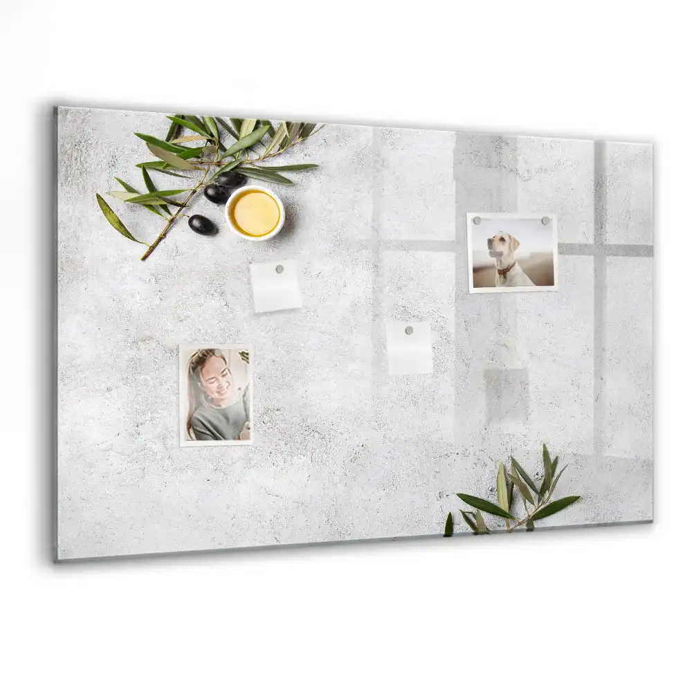 Minimalistická magnetická kreslící tabule pro děti s motivem olivových ratolestí