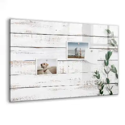 Dětská magnetická kreslící tabule s přírodním rámem
