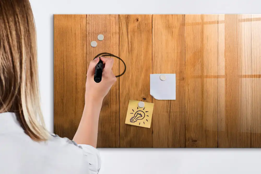Dětská magnetická kreslící tabule dřevěná