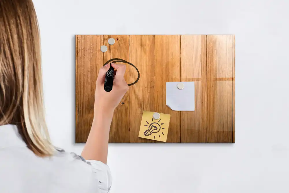 Dětská magnetická kreslící tabule dřevěná